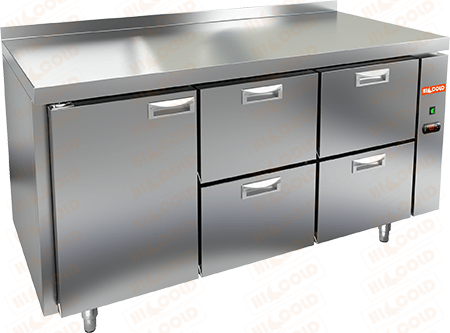 Столы холодильные и морозильные с выносными агрегатами HICOLD (с выдвижными ящиками)