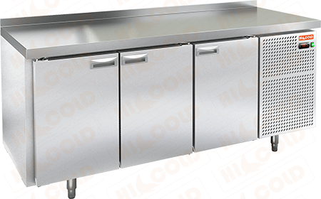 Стол холодильный с полимерным покрытием (RAL 7004)  HICOLD  SN 111/TN W