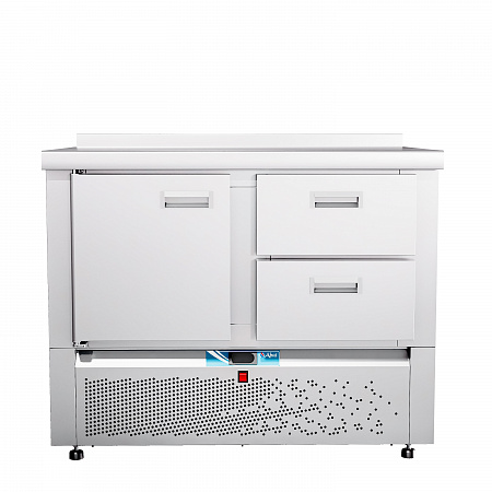 Abat Стол холодильный низкотемпературный СХН-70Н-01 (дверь, ящик 1/2) с бортом