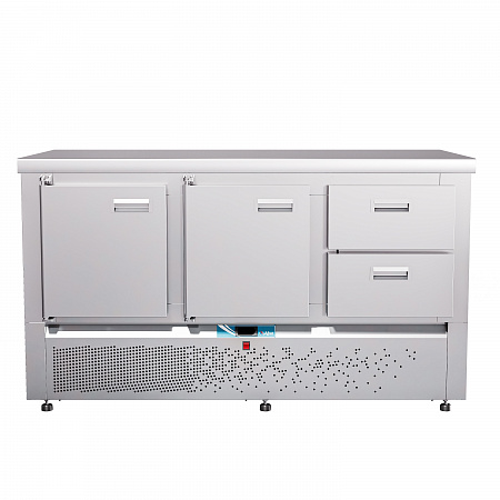 Abat Стол холодильный среднетемпературный СХС-70Н-02 (дверь, дверь, ящики 1/2) без борта
