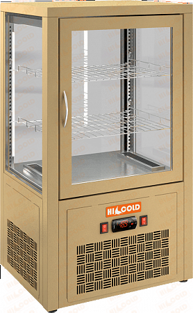 Настольная вертикальная холодильная витрина HICOLD VRC 70