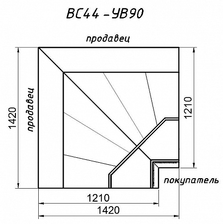 ВТ44-2500 (Берн Куб В44) тепловая мармит
